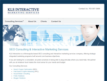 Tablet Screenshot of klsinteractive.com